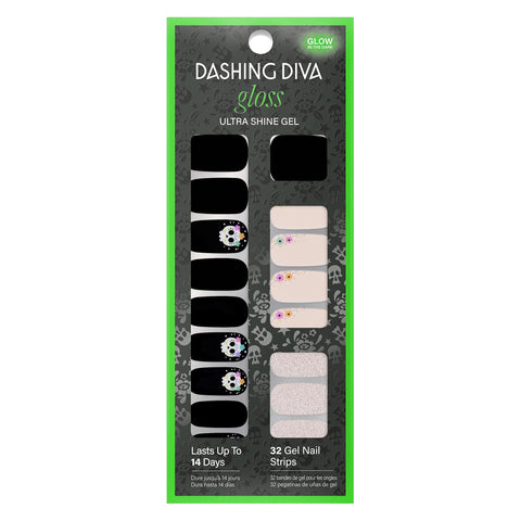 Dashing Diva Gloss Ultra Shine Gel Nail Strips, GS671 Sugar Coat It
