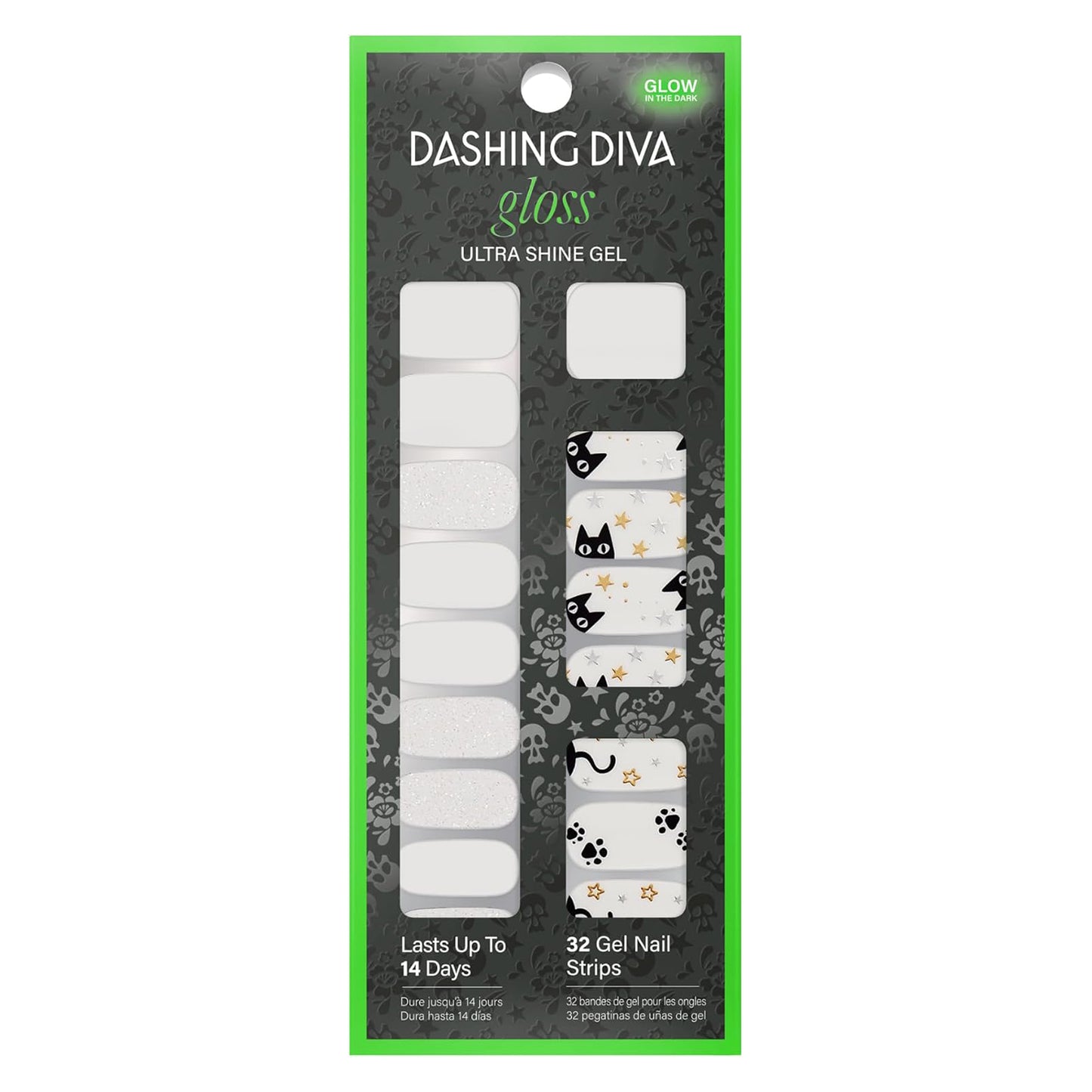 Dashing Diva Gloss Ultra Shine Gel Nail Strips, GS677 Candy Claws