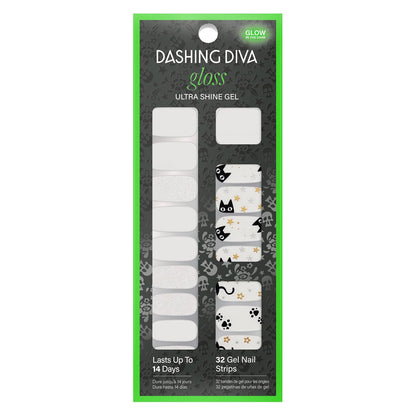 Dashing Diva Gloss Ultra Shine Gel Nail Strips, GS677 Candy Claws