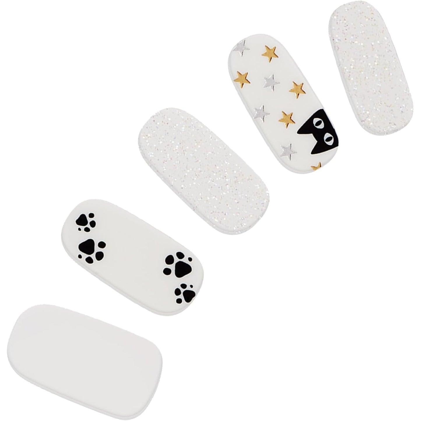 Dashing Diva Gloss Ultra Shine Gel Nail Strips, GS677 Candy Claws