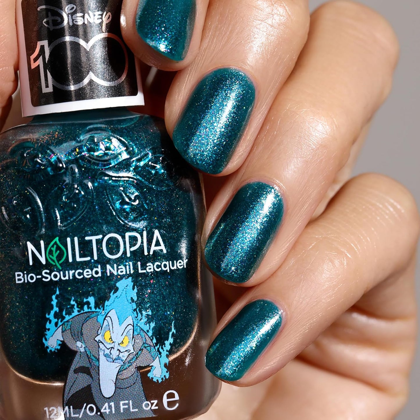 Nailtopia Bio-Sourced Chip Free Nail Lacquer Disney Collection, Hades