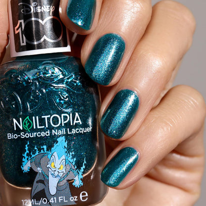 Nailtopia Bio-Sourced Chip Free Nail Lacquer Disney Collection, Hades
