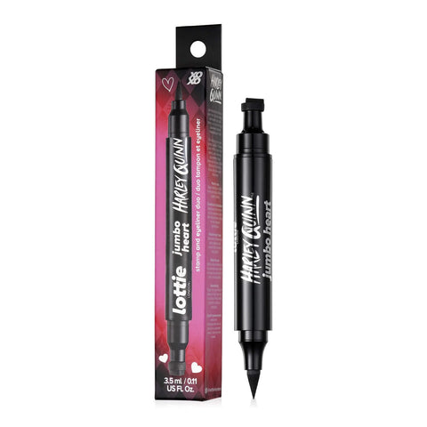Lottie London x Harley Quinn Jumbo Heart Stamp Liner Double Ended Black Eyeliner