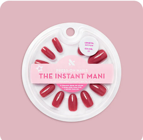 Olive & June The Instant Mani Press-On Nails LD, Oval Medium, 1.0 set