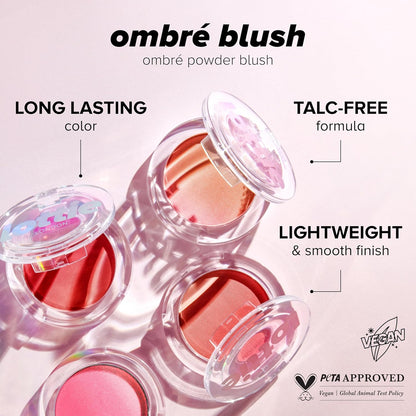Lottie London Ombre Blush, Red Hot