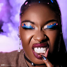 Lottie London x Harley Quinn Pouts & Pigtails Face & Body Gems, Pink & Blue