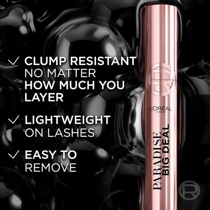 L'Oreal Paris Paradise Big Deal Mascara, 777 Black Brown
