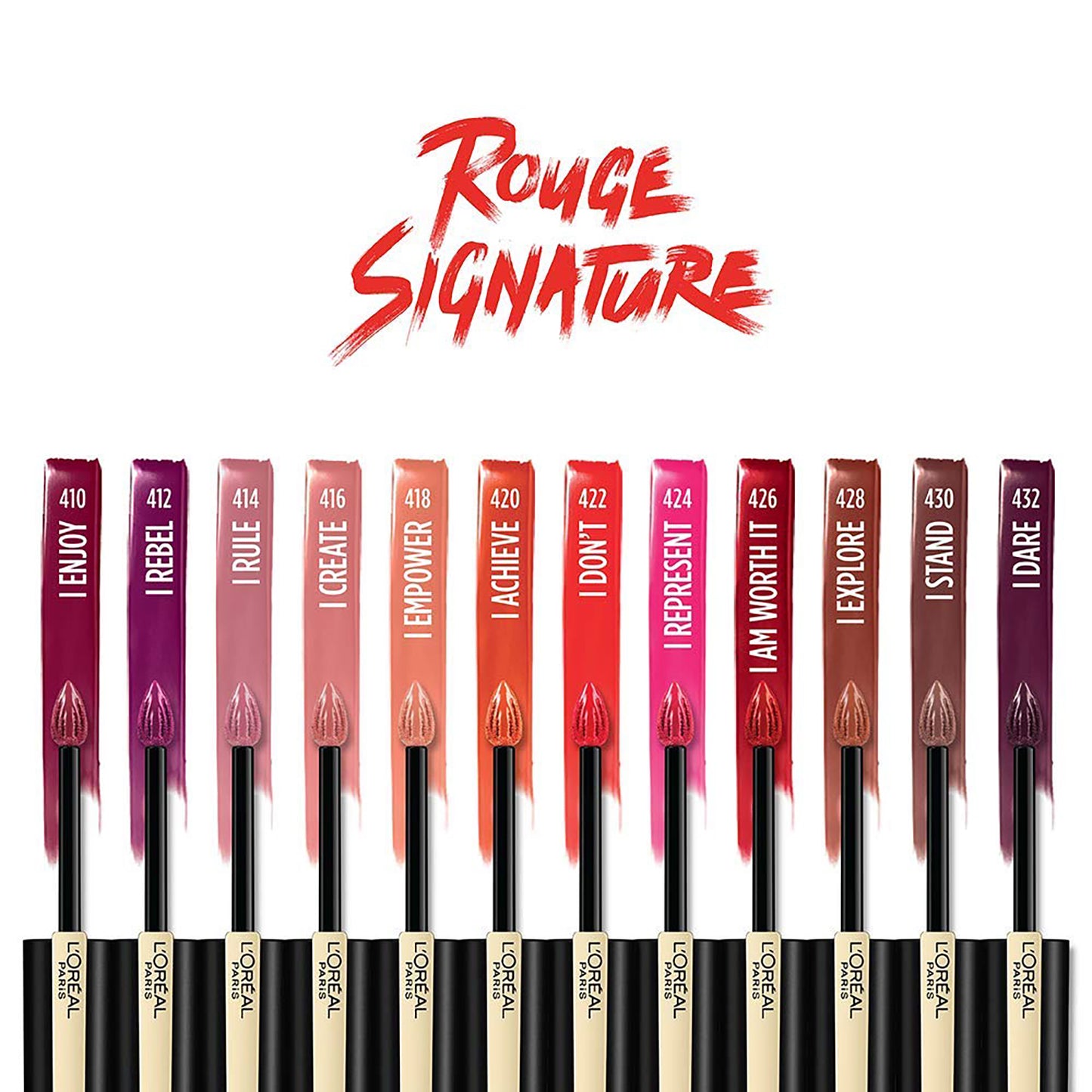 L’Oréal Paris Makeup Rouge Signature Matte Lip Stain, 448 I Tease