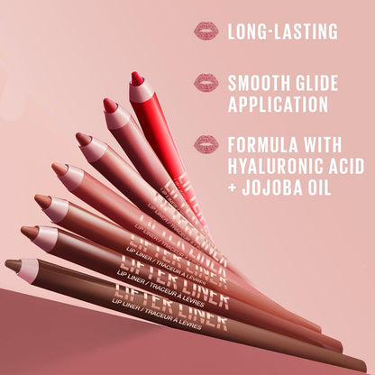 Maybelline Lifter Liner Lip Liner Pencil with Hyaluronic Acid, 01 Cross The Line