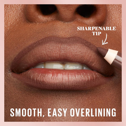Maybelline Lifter Liner Lip Liner Pencil with Hyaluronic Acid, 01 Cross The Line