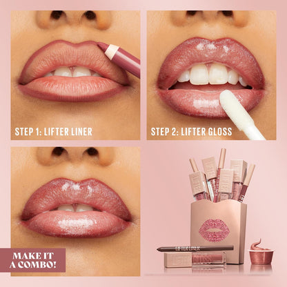 Maybelline Lifter Liner Lip Liner Pencil with Hyaluronic Acid, 01 Cross The Line