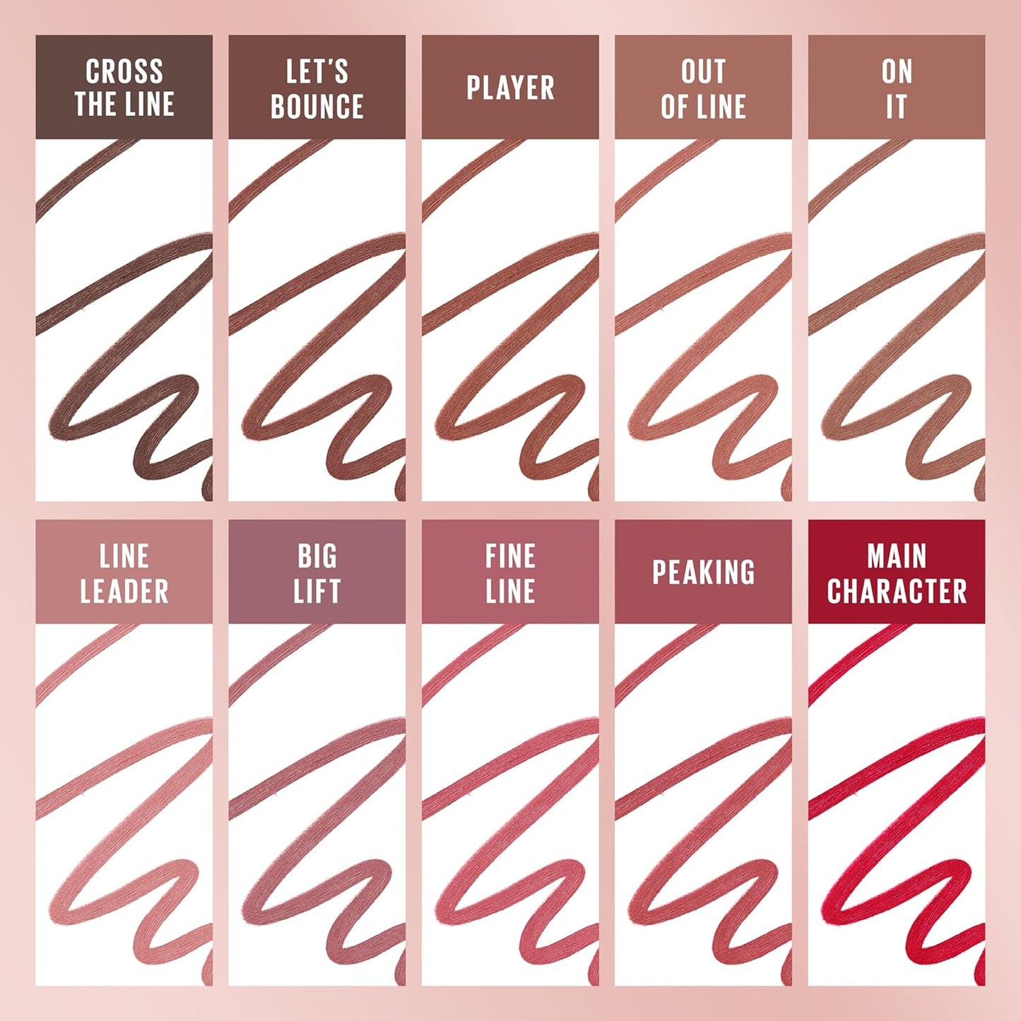 Maybelline Lifter Liner Lip Liner Pencil with Hyaluronic Acid, 01 Cross The Line
