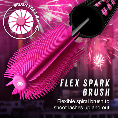 Maybelline Lash Sensational Firework Washable Mascara, 801 Very Black