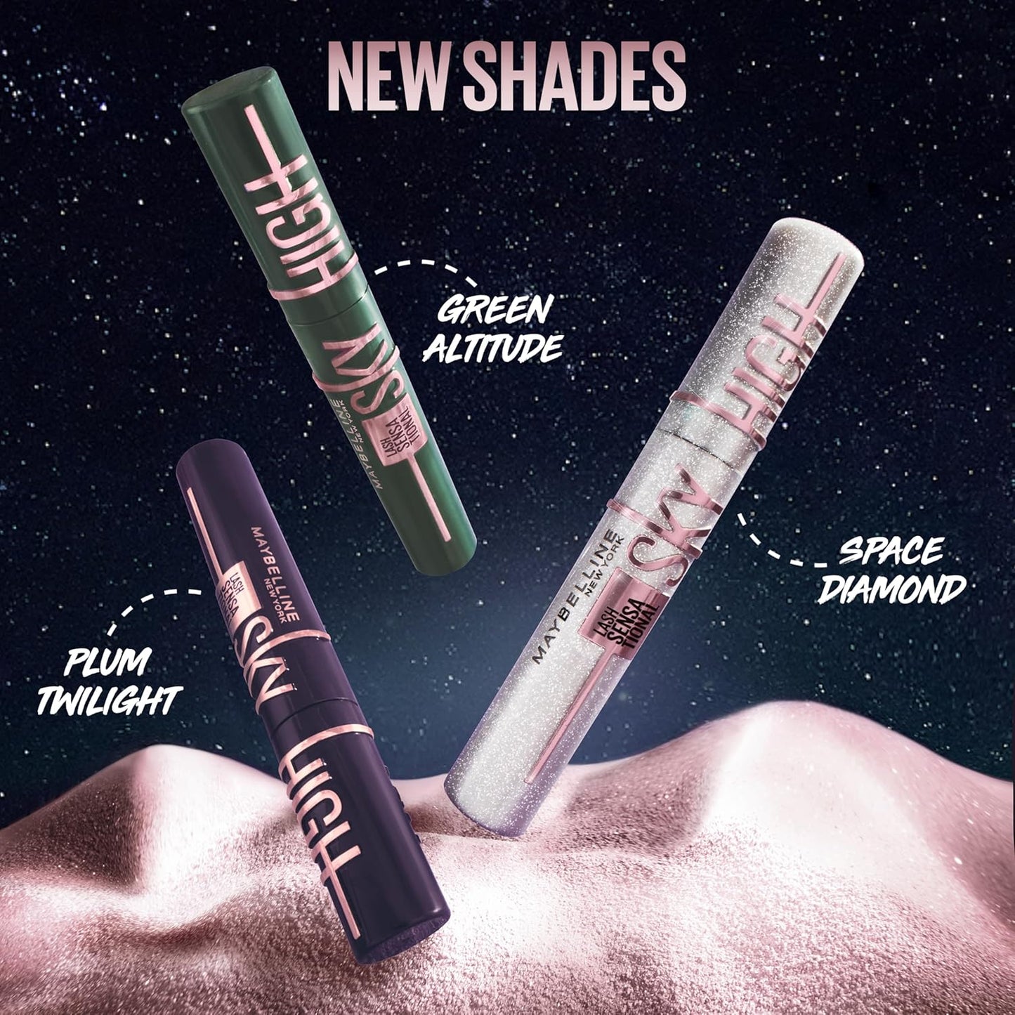 Maybelline Lash Sensational Sky High Washable Mascara, 793 Burgundy Haze