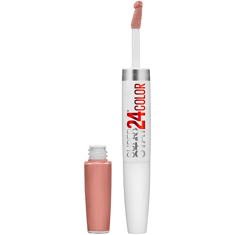 Maybelline SuperStay 24 2-Step Liquid Lipstick Makeup, 230 Absolute Taupe