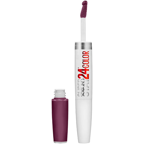 Maybelline SuperStay 24 2-Step Liquid Lipstick Makeup, 276 Extreme Aubergine