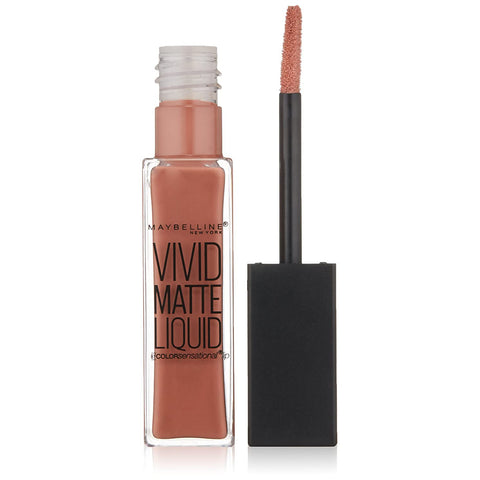 Maybelline Color Sensational Vivid Matte Liquid Lipstick, 05 Nude Thrill