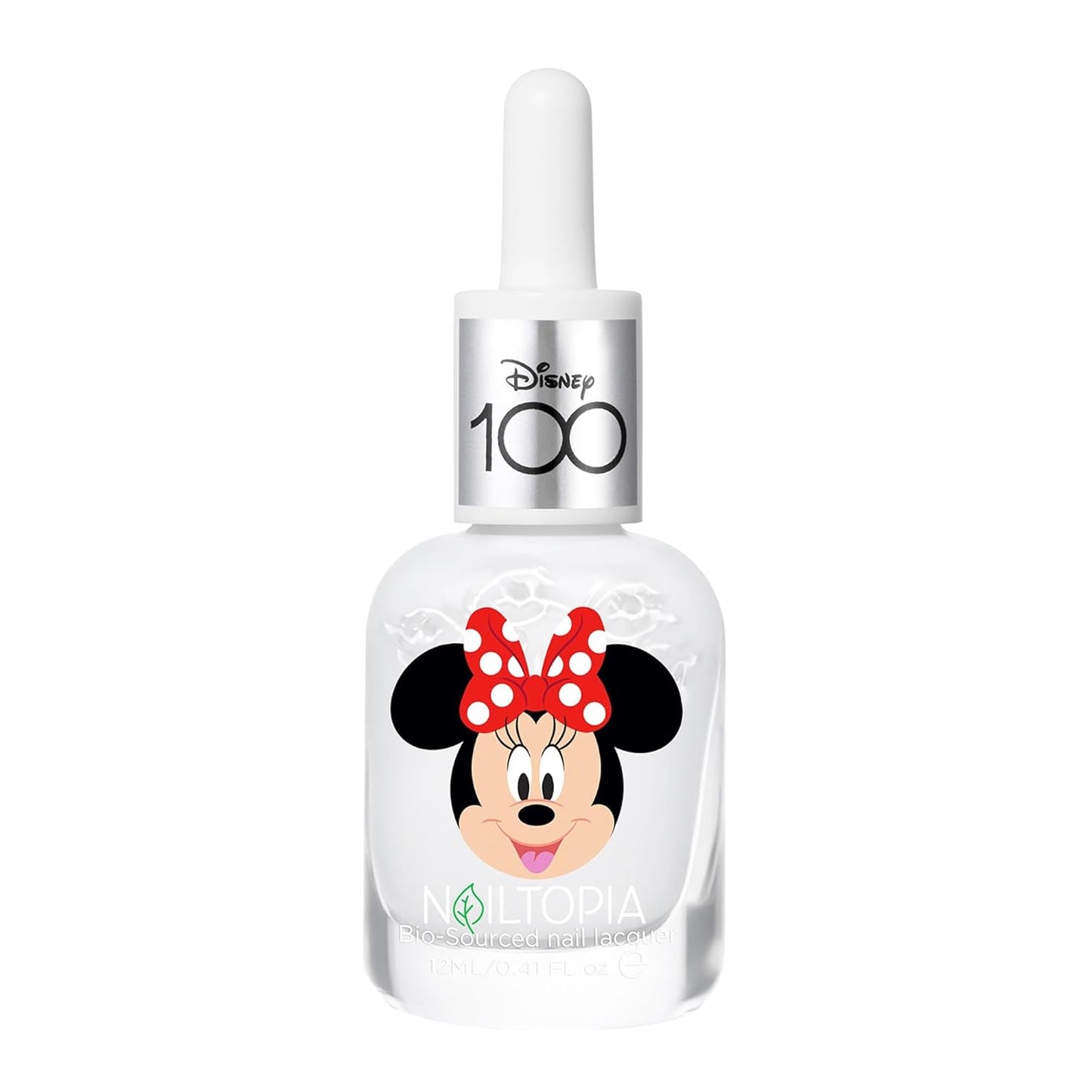 Nailtopia Bio-Sourced Chip Free Mini Nail Lacquer Disney Collection, Minnie Mouse