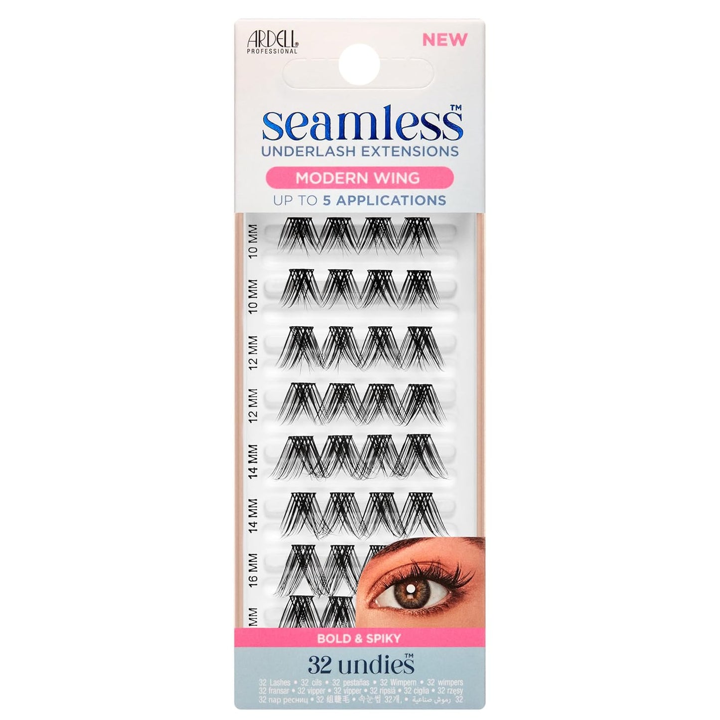Ardell Seamless Underlash Extensions, Modern Wing