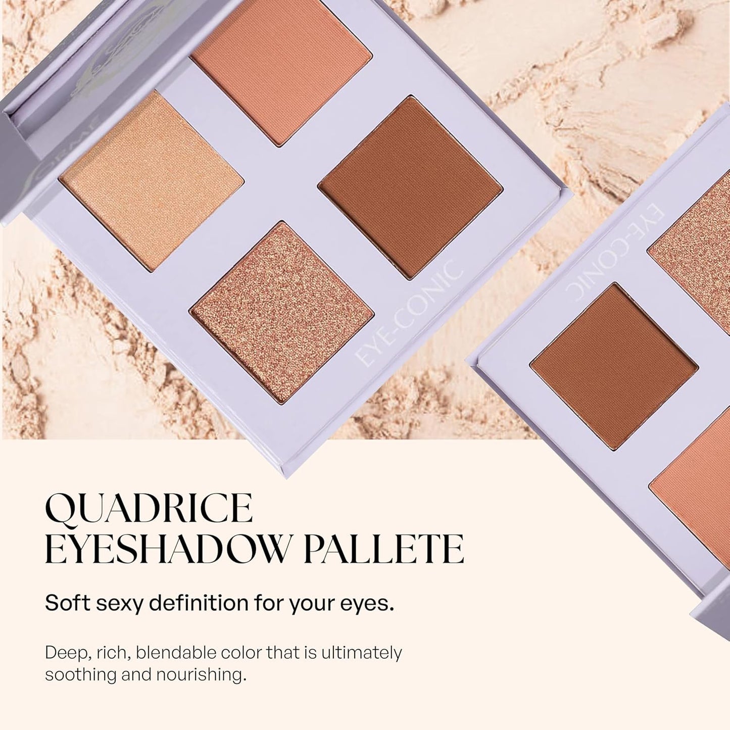 Sorme Cosmetics QUADRICE Eyeshadow Palette, Enticing