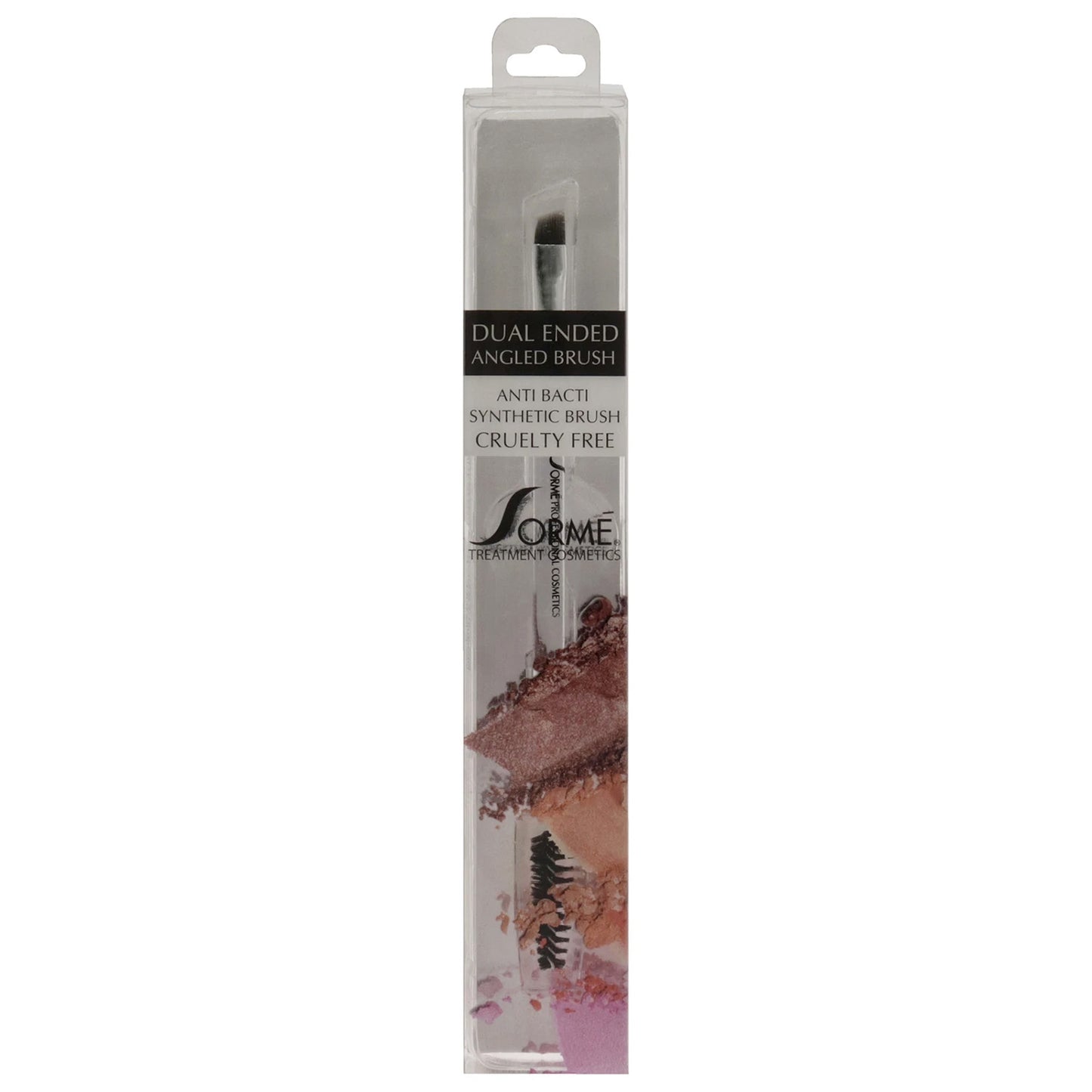 Sorme Cosmetics Charcoal Infused Dual Ended Angled Brush, #972