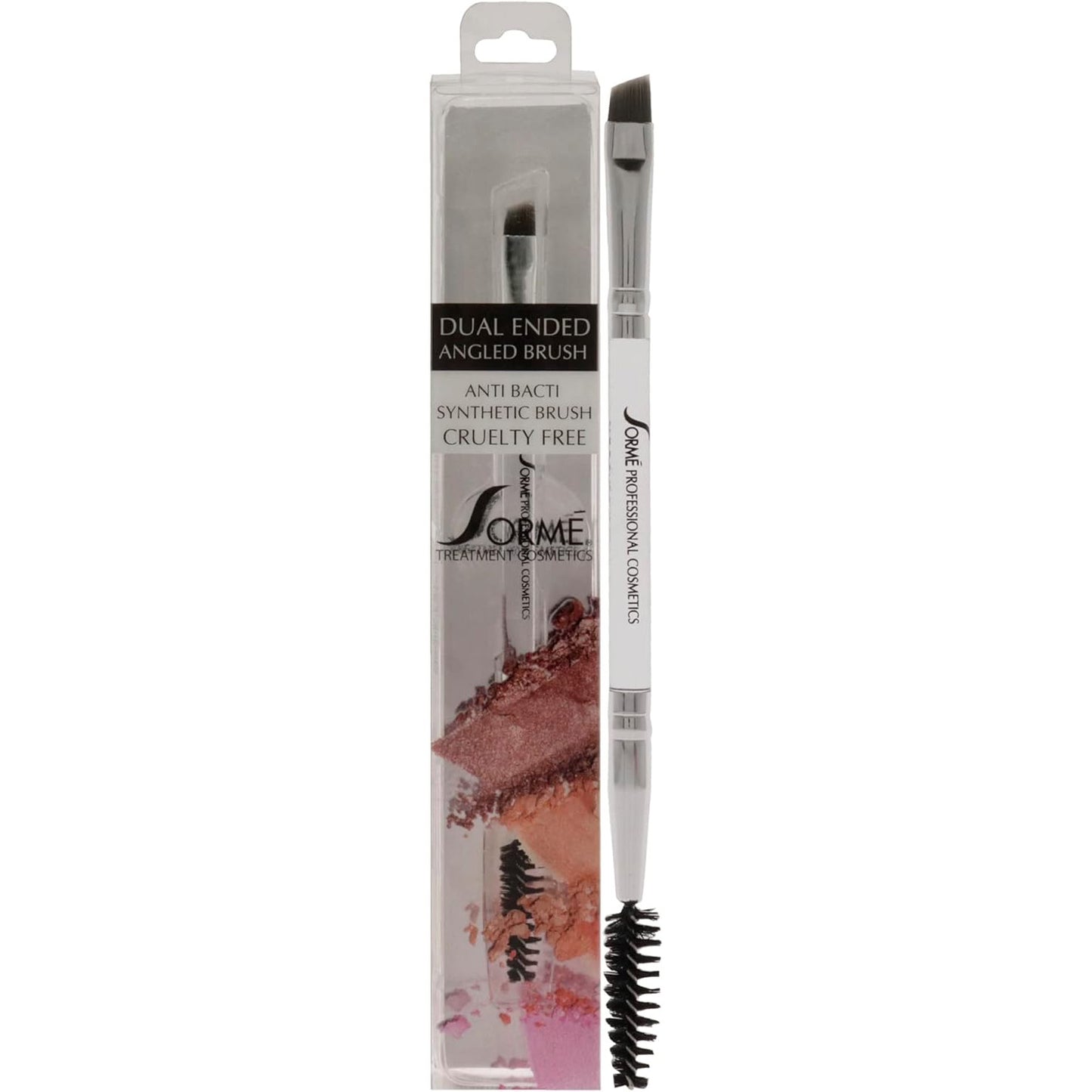 Sorme Cosmetics Charcoal Infused Dual Ended Angled Brush, #972