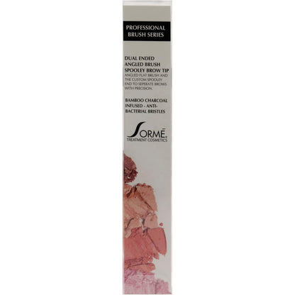 Sorme Cosmetics Charcoal Infused Dual Ended Angled Brush, #972