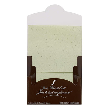 Sorme Cosmetics Natural Face Blotting Paper, Green Tea