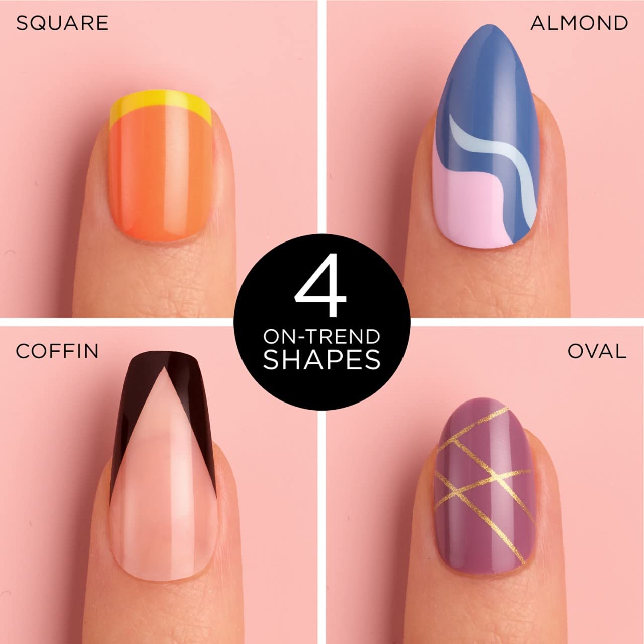 Sally Hansen Salon Effects Perfect Manicure Press on Nails Kit, OV101 Buff Tumble