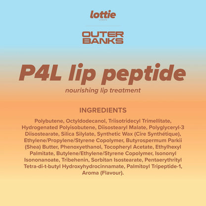 Lottie London x Outer Banks Collection P4L Peptide Lip Balm, Caramel Glaze