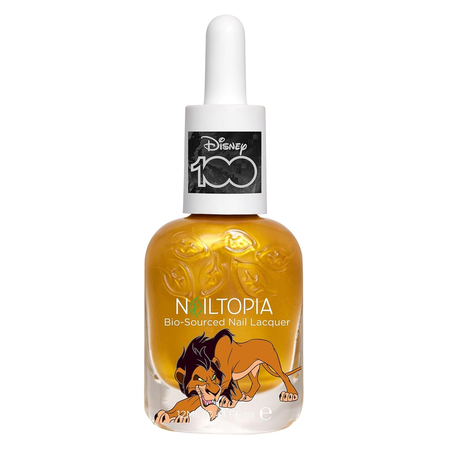 Nailtopia Bio-Sourced Chip Free Nail Lacquer Disney Collection, Scar