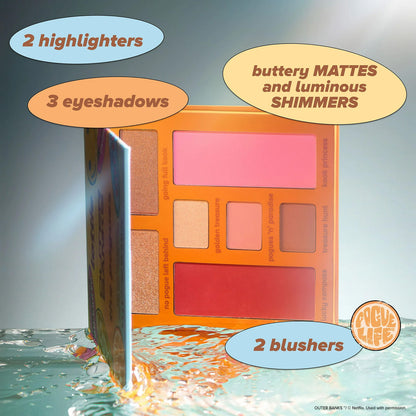 Lottie London x Outer Banks The Pogues Eye and Face Palette