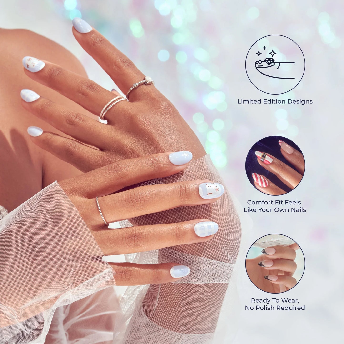 KISS Voguish Fantasy Holiday Nails, 93153 FV11YX Fancy Elves