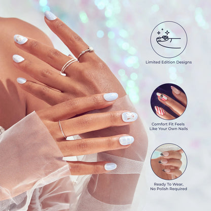 KISS Voguish Fantasy Holiday Nails, 93153 FV11YX Fancy Elves