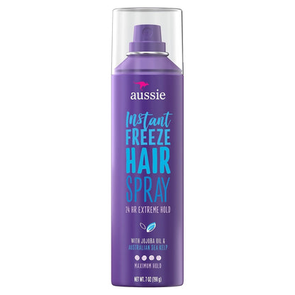 Aussie Instant Freeze With Jojoba Oil & Sea Kelp Hairspray, 7.0 oz - A1 Great Deals - Aussie - 381519187025