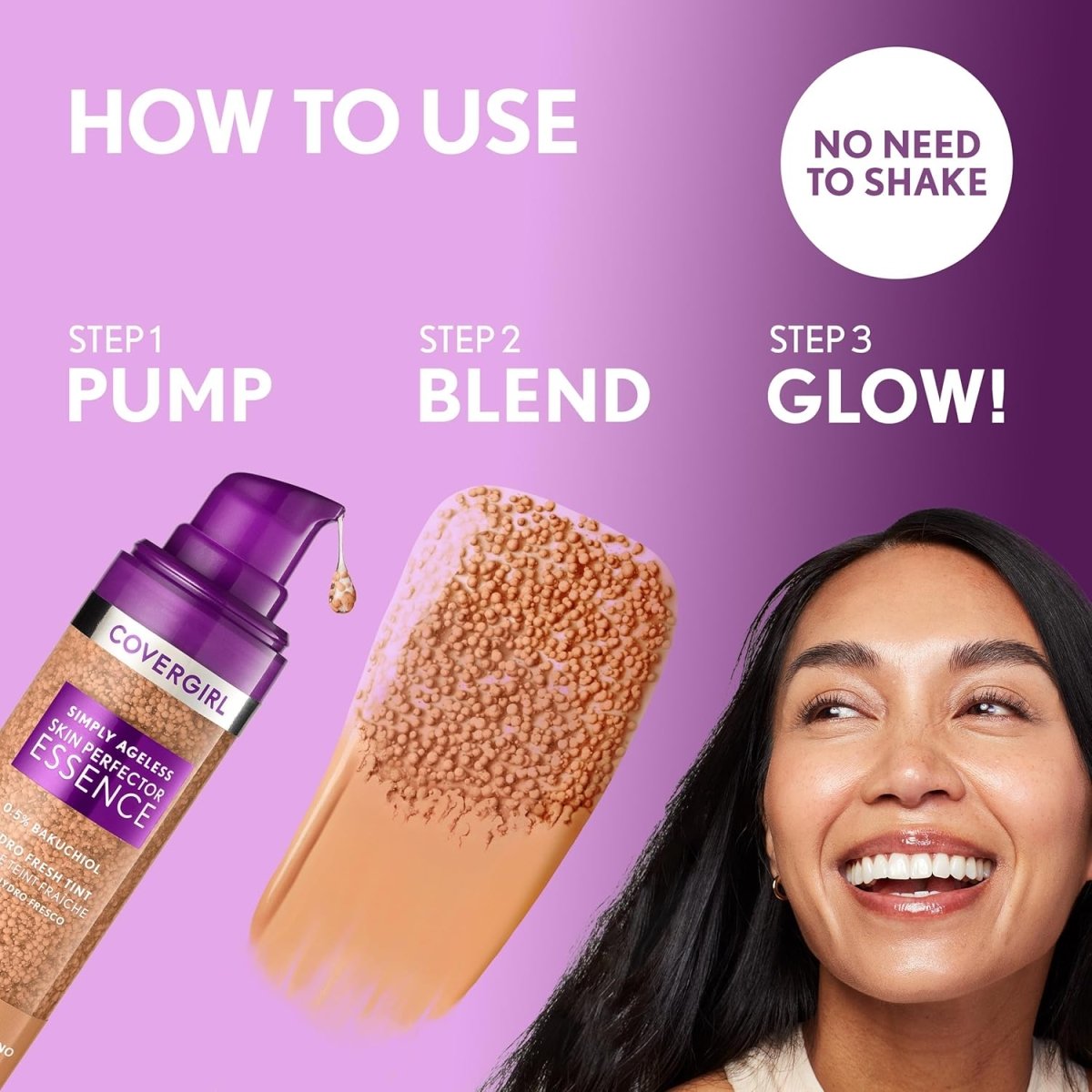 COVERGIRL Simply Ageless Skin Perfector Essence Vegan Foundation - A1 Great Deals - COVERGIRL - 3616304842511