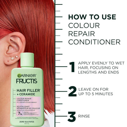 Garnier Fructis Hair Fillers Moisture Repair Leave in Cream for Curly Hair, 5 fl oz - A1 Great Deals - Garnier - 603084083039