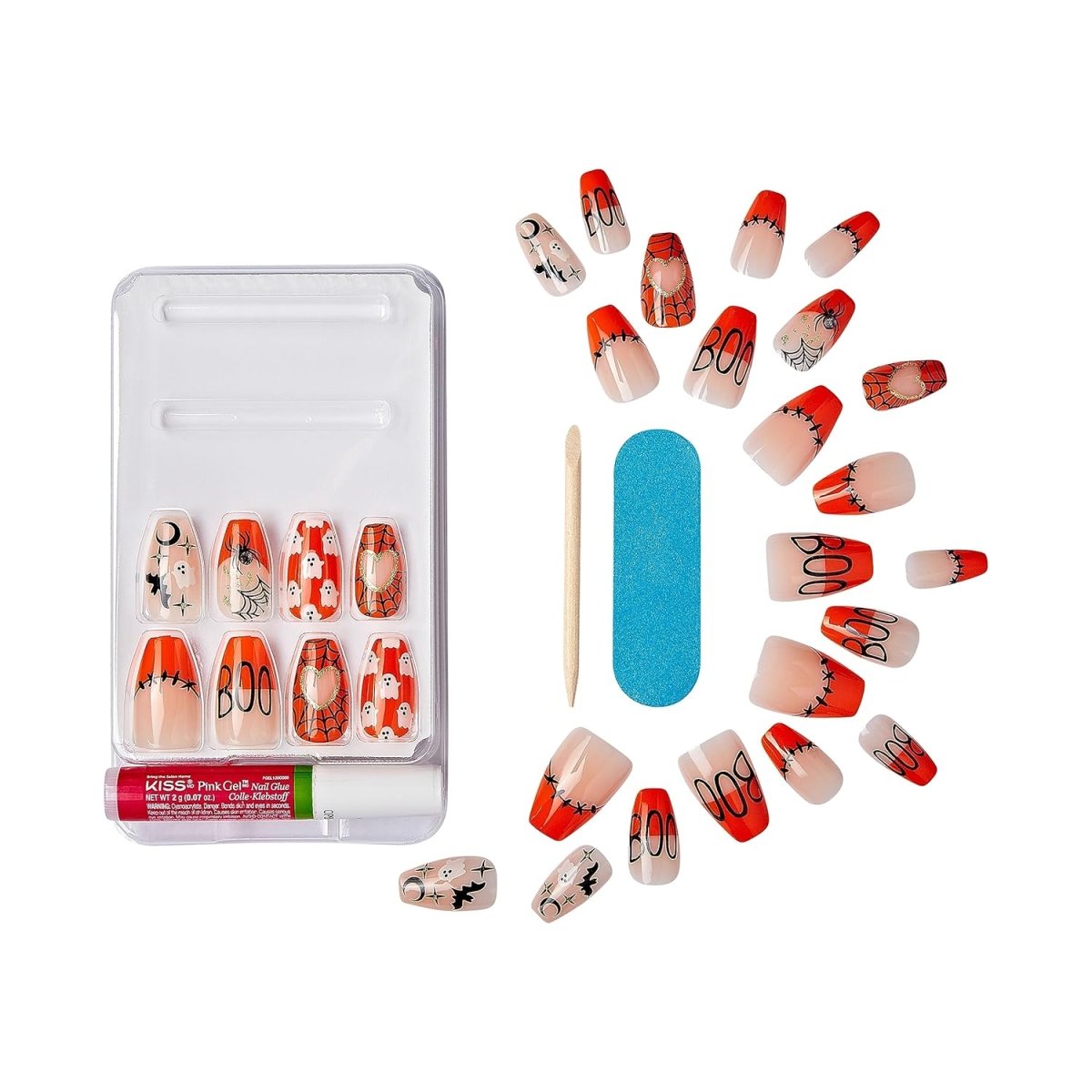 KISS Voguish Fantasy Glow in the Dark Halloween Nails - A1 Great Deals - KISS Products Inc. - 731509905052