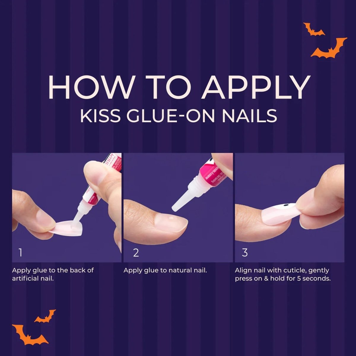 KISS Voguish Fantasy Glow in the Dark Nails, 93144 FV18X Jugglers - A1 Great Deals - Kiss Nail Products - 731509931440