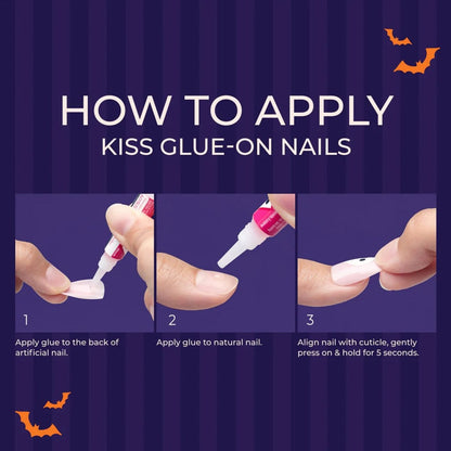 KISS Voguish Fantasy Glow in the Dark Nails, 93144 FV18X Jugglers - A1 Great Deals - Kiss Nail Products - 731509931440
