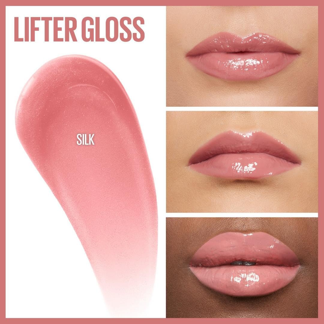 Maybelline New York Lifter Gloss and Lifter Liner Makeup Gift Set, Lip Gloss and Lip Liner (Cross The Line and Silk) - A1 Great Deals - Maybelline New York - 041554096613