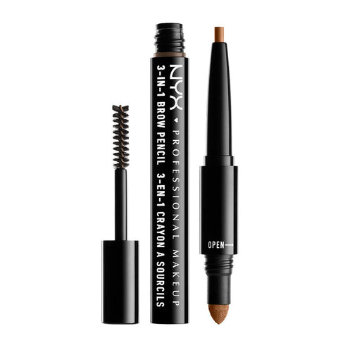 NYX Cosmetics 3 In 1 Brow Pencil - A1 Great Deals - NYX Cosmetics - 800897078874