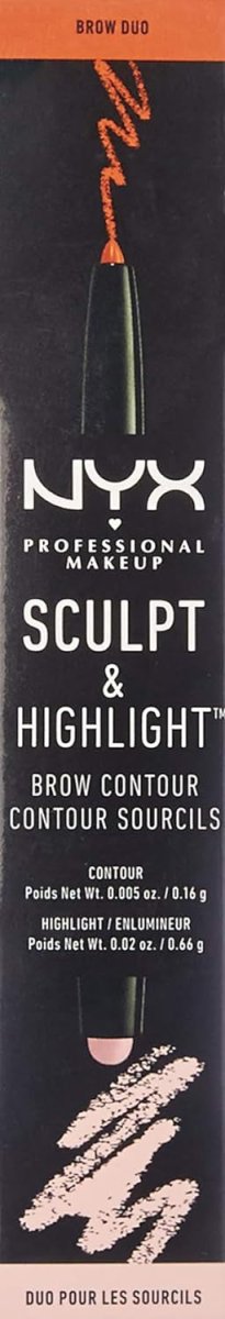 NYX Cosmetics Professional Makeup Sculpt & Highlight Brow Contour - A1 Great Deals - NYX Cosmetics - 800897846145