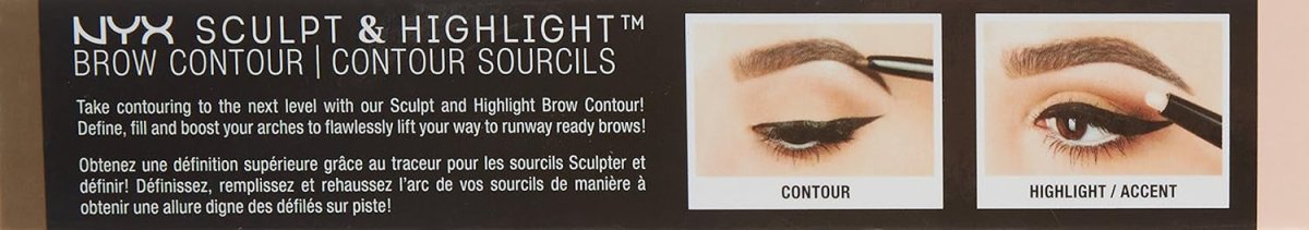 NYX Cosmetics Professional Makeup Sculpt & Highlight Brow Contour - A1 Great Deals - NYX Cosmetics - 800897846145