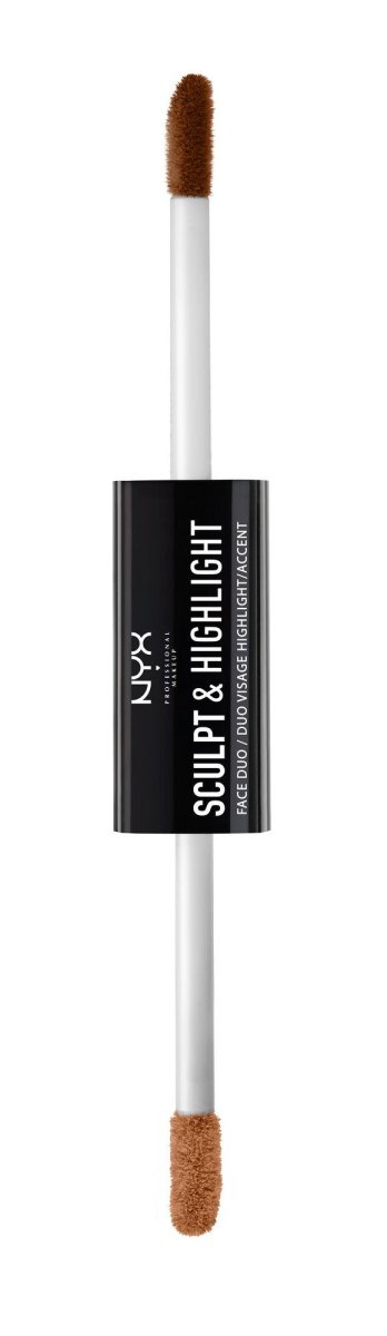 NYX Cosmetics Professional Makeup Sculpt & Highlight Face Duo, 05 Chestnut Sand - A1 Great Deals - NYX Cosmetics - 800897846268