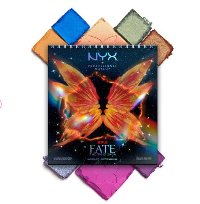 NYX Cosmetics Winx Fairy Palette, 13 Colors, 10 x Eyeshadows, 3 x Ombre Blushes - A1 Great Deals - NYX Cosmetics - 800897223809