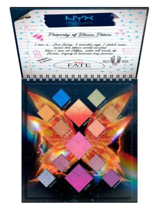 NYX Cosmetics Winx Fairy Palette, 13 Colors, 10 x Eyeshadows, 3 x Ombre Blushes - A1 Great Deals - NYX Cosmetics - 800897223809