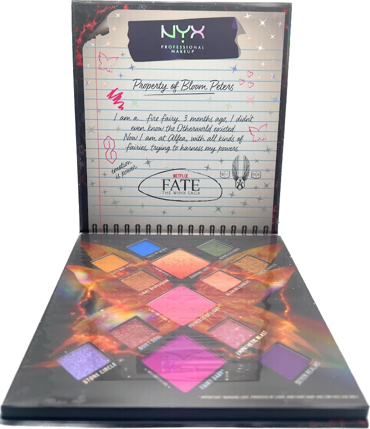 NYX Cosmetics Winx Fairy Palette, 13 Colors, 10 x Eyeshadows, 3 x Ombre Blushes - A1 Great Deals - NYX Cosmetics - 800897223809