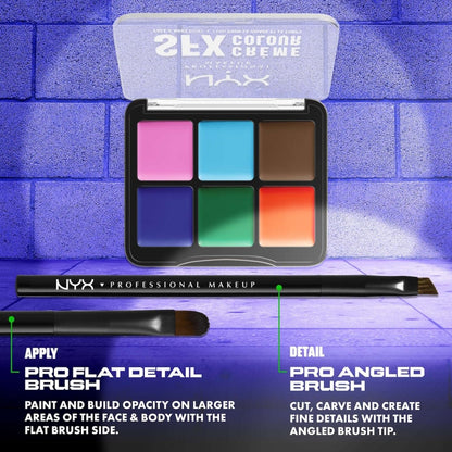 NYX Professional Makeup SFX Face & Body Paint, 02 Brights - A1 Great Deals - NYX Cosmetics - 800897262273