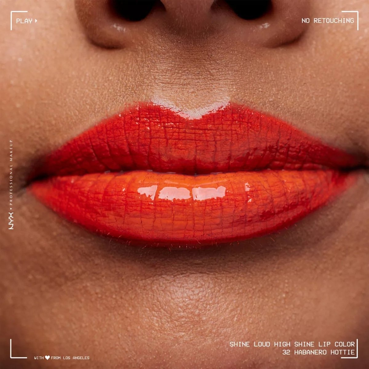 NYX Professional Makeup Shine Loud High - Shine Liquid Lipstick, 32 Habanero Hottie - A1 Great Deals - NYX Cosmetics - 800897234966